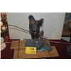 Image 1 : JAPANESE BRONZE 3 DIMENSIONAL "EBISU", FOR LUCK & PROSPERITY (14") (DOES NOT INCLUDE STAND)