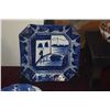 Image 2 : JAPANESE BLUE & WHITE PORCELAIN BOWLS, MEIJI PERIOD (3 PCS) (DOES NOT INCLUDE STAND)