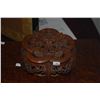 Image 2 : ROSEWOOD & BAMBOO DISPLAY STANDS (3 PCS)