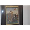 Image 2 : FRAMED UKIYO-E PRINT, KIMONO CLAD LADIES ON THE BAMBOO RIVER BY KUNISADA (17 1/4" X 22")
