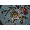 Image 4 : ROUND BEVELED NEEDLEPOINT FOOT STOOL (11 1/2")