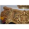 Image 4 : GILT GOLD & MARBLE ROCOCO STAND (56" X 20" X 16")
