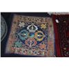 Image 7 : MIX LOT: BRASS SINGING BOWL, BRONZE CENSOR, BRONZE CUPS HOLDERS (3), SMALL WOOL RUG & TAPESTRY (2) (