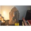 Image 1 : SEATED BUDDHA STONE STELES (19" X 10 3/4")