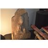 Image 2 : SEATED BUDDHA STONE STELES (19" X 10 3/4")