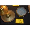 Image 1 : BRONZE PERCUSSION KIRTAN CYMBALS & BELL (3 PCS)