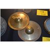 Image 2 : BRONZE PERCUSSION KIRTAN CYMBALS & BELL (3 PCS)