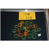 Image 1 : COLLECTION OF LUCITE RINGS (27 PCS)