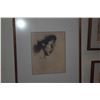 Image 2 : KOA FRAMED REPRODUCTION PRINTS FROM JOHN KELLY'S BOOK, ETCHINGS & DRAWING OF HAWAIIANS (6 PCS) (15" 