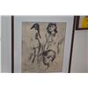Image 4 : KOA FRAMED REPRODUCTION PRINTS FROM JOHN KELLY'S BOOK, ETCHINGS & DRAWING OF HAWAIIANS (6 PCS) (15" 