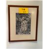 Image 1 : KOA FRAMED PRINT, "TROPICAL SHOWERS II"; SIGNED KATHY LONG 412/500 (15" X 18 1/4")