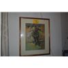 Image 1 : KOA FRAMED PASTEL, PAU RIDER; SIGNED FURTADO (23" X 28")