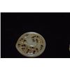 Image 2 : RETICULATED BELT PLAQUE OF NEPHRITE, CRANE, CHINA (2" X 2")