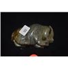 Image 3 : 3-DIMENTIONAL CROUCHING NEPHRITE ANIMAL, CHIA (3" X 1 7/8" X 1 1/2")