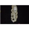 Image 3 : NEPHRITE WHITE JADE LING ZHI, LONG LIFE FUNGUS CARVING,  CHINA (4 1/3" X 1 3/8")
