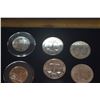 Image 3 : 1/2 OZ. AMERICAN SILVER EAGLE PROOF COINS (2), 1 OZ. .999 SILVER TRADE UNIT-BULLION ROUND (2), 1 OZ.