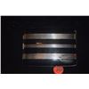 Image 2 : VINTAGE ART DECO BLACK ENAMEL STRIPPED CIGARETTE CASE, CA. 1930'S