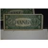 Image 5 : 1935 & 1935A SERIES HAWAII OVERPRINT ON DOLLAR SILVER CERTIFICATES ISSUED DURING WWII (3 PCS)