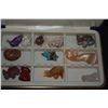 Image 2 : SEMI-PRECIOUS STONE ANIMALS (12 PCS)