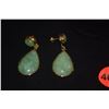 Image 4 : VERMEIL & JADEITE RING & EARRINGS (2 PCS)