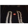 Image 1 : STERLING SILVER NECKLACES (144 GTW) (2 PCS)