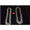 Image 2 : STERLING SILVER NECKLACES (144 GTW) (2 PCS)