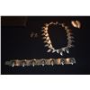 Image 3 : MEXICAN STERLING SILVER NECKLACE, BRACELET & EARRINGS (2 PAIR) (124 GTW) (4 PCS)