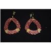 Image 3 : PUPU O NIIHAU LOOP EARRING, POE POE STYLE KAHELELANI, KEOKEO, AKALA AHIEHIE & ULA ULA