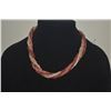 Image 1 : 5 STRAND PUPU O NIIHAU, MAUHALOA STYLE, SNAKE HEAD COWRY CLASP, KAHELELANI (1) OMA'OMA'O, (2) AKALA 