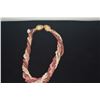 Image 4 : 5 STRAND PUPU O NIIHAU, MAUHALOA STYLE, SNAKE HEAD COWRY CLASP, KAHELELANI (1) OMA'OMA'O, (2) AKALA 