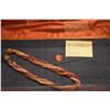 Image 5 : 5 STRAND PUPU O NIIHAU, MAUHALOA STYLE, SNAKE HEAD COWRY CLASP, KAHELELANI (1) OMA'OMA'O, (2) AKALA 
