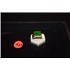 Image 1 : 14K JADE RING (7.5 GTW)