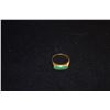 Image 4 : 14K JADE RING (SIZE 5 1/4) (2.5 GTW)