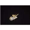 Image 3 : FASHION BIRD ON SOUTH SEA PEARL "RABBIT" BROOCH