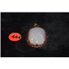 Image 1 : 14K LAVENDAR JADE & RUBY (APPROX 3.05 CTW) PENDANT (23.6 GTW)