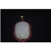 Image 3 : 14K LAVENDAR JADE & RUBY (APPROX 3.05 CTW) PENDANT (23.6 GTW)