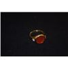 Image 4 : 18K CARNELIAN & DIAMOND RING W/GIA REPORT
