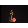 Image 1 : CHINESE 14K FILIGREE CABOCHON BLUE STONE ENAMEL RING (SIZE 6 3/4) (4.6 GTW)