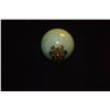 Image 3 : 18K (TESTED) JADE BALL W/14K LOOP BALE