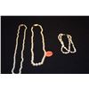 Image 2 : 2 PEARL NECKLACES (FRESH WATER PEARL) & BRACELET (10K & 14K CLASPS) (3 PCS)