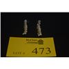 Image 1 : PUPU O NIIHAU DROP EARRINGS, PIKAKE STYLE, MOMI KEOKEO, METAL 2-TONE (SILVER & GOLD) MOMI & PUKA SHE