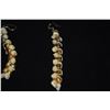 Image 3 : PUPU O NIIHAU DROP EARRINGS, PIKAKE STYLE, MOMI KEOKEO, METAL 2-TONE (SILVER & GOLD) MOMI & PUKA SHE