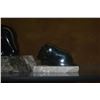 Image 5 : NEPHRITE JADE BEAR CARVINGS W/STANDS (1 1/8" - 4 1/4") (7 PCS)