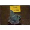 Image 2 : CHINESE DOUBLE FISH FLUORITE CARVING (4 1/2" X 4 1/2") (DOES NOT INCLUDE STAND)