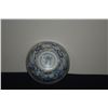 Image 4 : BLUE & WHITE FISH MOTIF BOWL (5") (DOES NOT INCLUDE STAND)