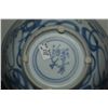Image 5 : BLUE & WHITE FISH MOTIF BOWL (5") (DOES NOT INCLUDE STAND)