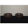 Image 2 : CHINESE JIAN BEAR FUR GLAZED STONEWARE TEA BOWLS (2 PCS) (DOES NOT INCLUDE STAND)