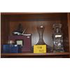Image 1 : BAR ACCESSORIES, DECANTERS, CARAFE, BOTTLE OPENER & WINE BOTTLE COASTER (5 PCS)