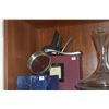 Image 4 : BAR ACCESSORIES, DECANTERS, CARAFE, BOTTLE OPENER & WINE BOTTLE COASTER (5 PCS)