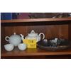 Image 1 : MIXED LOT: TEAPOTS, CUPS & SERVING PIECES (6 PCS)